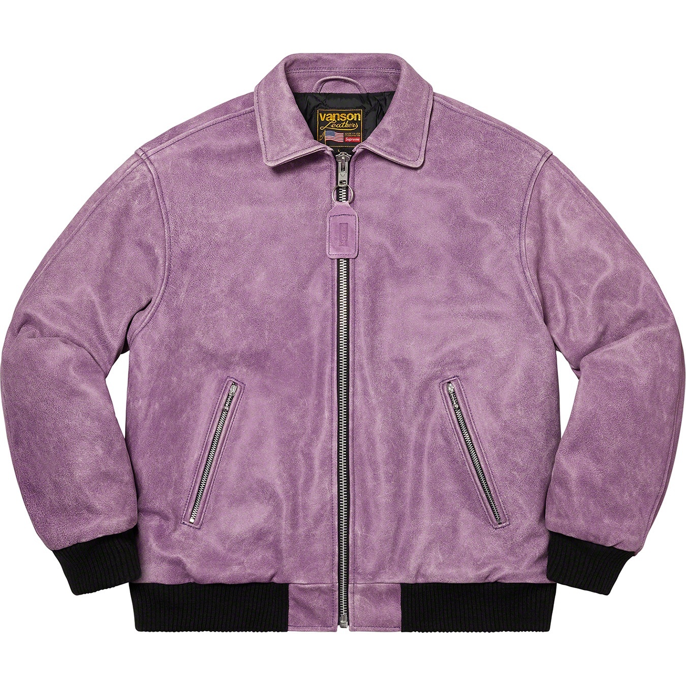 Supreme®/Vanson Leathers® Worn Leather Jacket view 19
